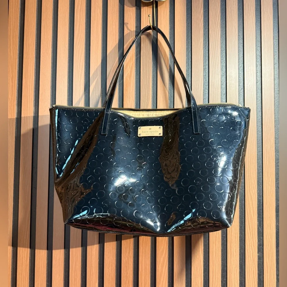 Kate Spade Black Patent‎ Tote